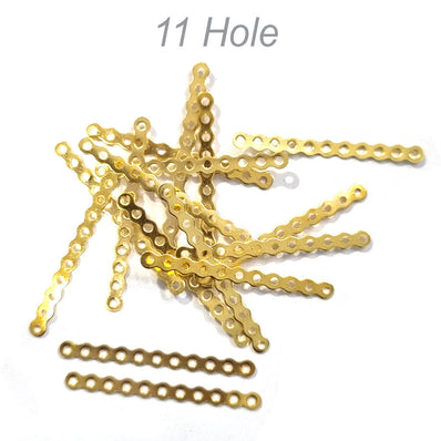 40 PCS PACK Gold connector link multi hole bar finding for jewelry making