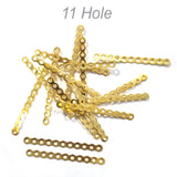 40 PCS PACK Gold connector link multi hole bar finding for jewelry making
