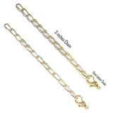 10 PCS PACK EXTENSION CHAIN FINDINGS FOR JEWELRY MAKING, 3 INCHES LONG