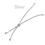 2 Set/Pcs Chain Box Slider Adjustable Extender Chain Accessory For  Bracelet for Women Girls