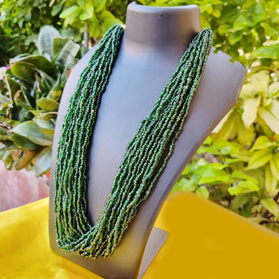 On Sale !!Multi Strands 20 to 30 Row glass beads necklace