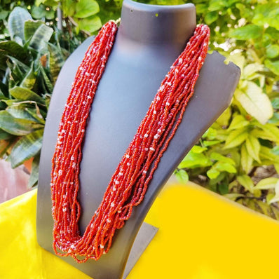 On Sale !!Multi Strands 20 to 30 Row glass beads necklace