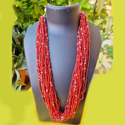 On Sale !!Multi Strands 20 to 30 Row glass beads necklace