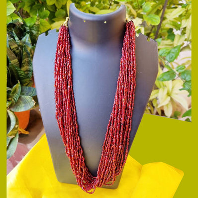 On Sale !!Multi Strands 20 to 30 Row glass beads necklace