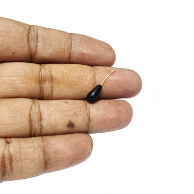 100/Pcs Pkg. glass charms with brass wire  jewelry making