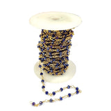 1 Meter Pkg. Beaded crystal glass Beads chain for jewelry making