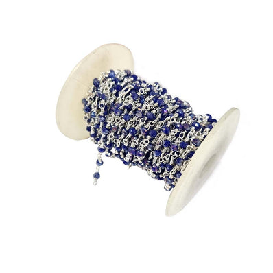 1 Meter Pkg. Beaded crystal glass Beads chain for jewelry making