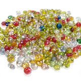 Glass Beads translucent multicolored luster, 5x3mm rondelle Disc. Sold per 50 Grams Pkg. Approx 470 Beads 50/grams pack