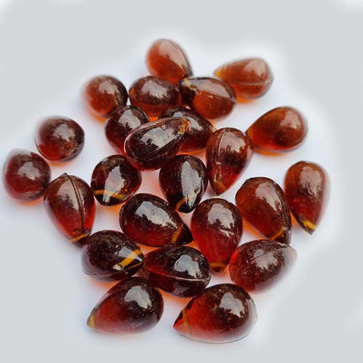 20 PCS/LOT DROP GLASS BEADS SIDE HOLE