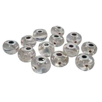 10/pcs pkg. Evil Eye Nazar Beads White colors