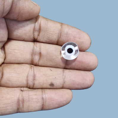 10/pcs pkg. Evil Eye Nazar Beads White colors