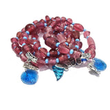 250 Gram Pack Fuchsia  color  Plain Glass Beads for jewellery making