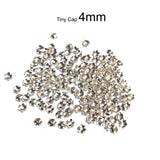600/Pcs Lot, Small Size silver plated light weight bead caps for jewelry making in size about 4mm