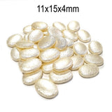 50/Pcs Lot, Fancy Acrylic imitation Pearl beads for Jewellery Making in Size about 11x15mm