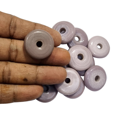 10 Pcs Pack Round Flat Shape About 7x25mm