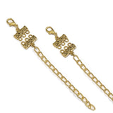 10 PCS PACK EXTENSION CHAIN FINDINGS FOR JEWELRY MAKING, GOLD OXIDIZED