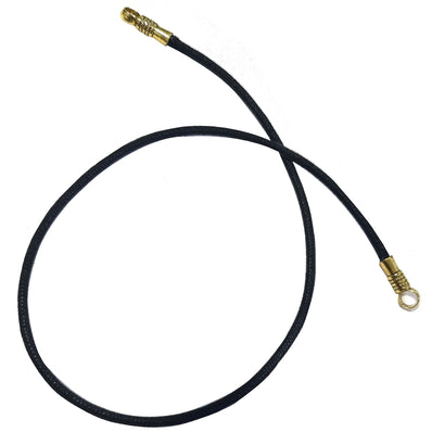 5 Pcs Pkg. Thick Cotton cord/threads lace, Black Choker cords, available in 5 Sizes, Rope size 4mm