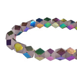 Cube Premium quality Crystal Beads Strand Loose Beads Size about 10mm, Sold Per pack of 34 Beads