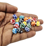 20 Pcs, More Color Choice Creeper Decoration handmade glass beads in Size about 14x8mm size