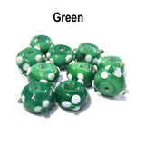 20 Pcs, More Color Choice Petal Flower handmade glass beads in Size about 14x8mm size