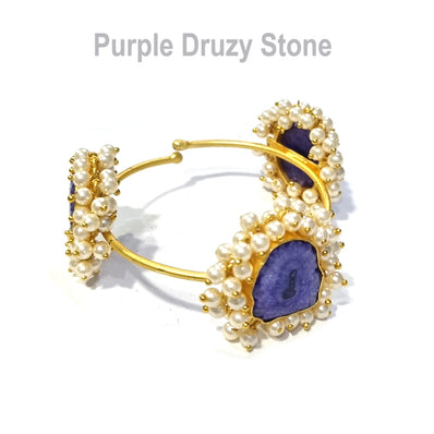 ''Trending'' Limited Edition Druzy Handmade Kadas, Free Size Sold by per piece
