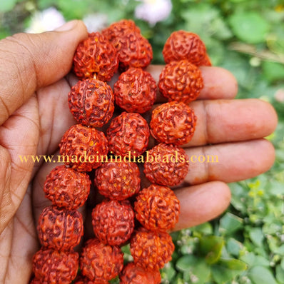 16mm Size 100% Original Nepal  108+1 Beads Panch Mukhi Rudraksha Japa Mala, without knotted