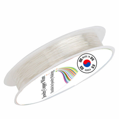 About 30 GAUGE CRAFT WIRE PER ROLL/SPOOL MADE IN MADE IN KOREA IMPORTED HIGH QUALITY