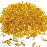 500 Pcs Pack Loreal Charm tiny with handmade wire loop best for adornment for earring, pendant jewelry