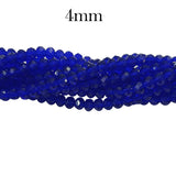 3 Strands line Crystal Faceted Rondelle Beads 4mm,Glass Beads For Jewelry Making one strands has about 140~144 Beads