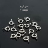 6 MM ROUND CLASPS, SOLD BY 10 PIECES PACK