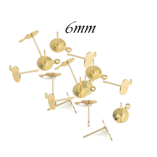 Dangling Ear Post / Dangle Stud Earrings / Ear Studs / Earring Post St –  Iron Supersponge