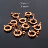 8mm Round Clasps, Sold By 10 Pieces Pack