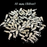 100 Pieces Pack' 12 mm Long Charms for hanging in pendant loop or jewellery making