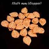 ACRYLIC LIGHT WEIGHT CHARMS, SOLD PER PACK OF 50 PCS (Copper)