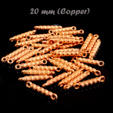ACRYLIC LIGHT WEIGHT CHARMS, SOLD PER PACK OF 100 PCS (Copper)
