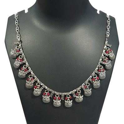 Handmade Base Metal Oxidized Jewellery Fashion Necklace