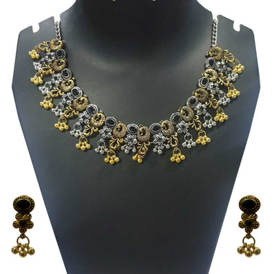 Rajasthani Boho Gypsy Oxidized metal jewellery Necklace Sold Per Piece cheapest oxidised jewellery online