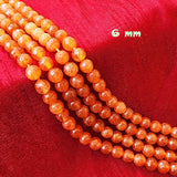 6 MM' PER LINE/STRANDS NATURAL BEADS, HOLE: 1MM; ABOUT 60~ 62 PCS/LINE, 15 INCHES