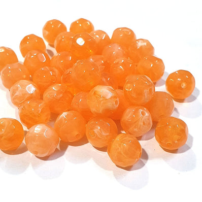 25 Pcs Pack,  Fancy Acrylic Beads, Imitation Jade Beads Jewelry making raw materials