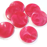 Pink, 10 Pcs Pack,  Fancy Acrylic Beads, Imitation Jade Beads Jewelry making raw materials