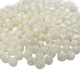 SALE ! 100 Gram Pack Pearl Acrylic beads 6~7mm Cream color