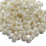 SALE ! 100 Gram Pack Pearl Acrylic beads 6~7mm Cream color
