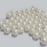 100/Pcs Lot, 8mm Size Round Pearl Beads imitation Sparkle finish best quality
