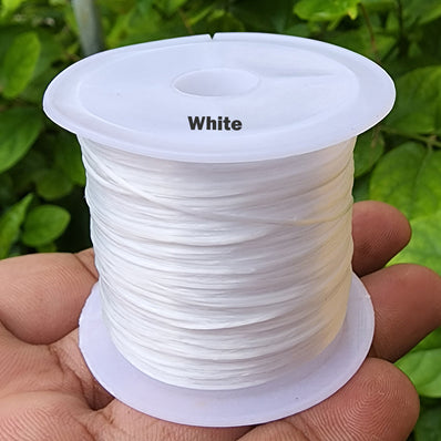 10PCS Beading Needles Kit White Clear Elastic Thread White Crystal String  Craft