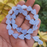 LEAF SHAPED SUPER FINE FINISH HIGH QUALITY CZECHOSLOVAKIAN (CZECH REP.) CRYSTAL BEADS