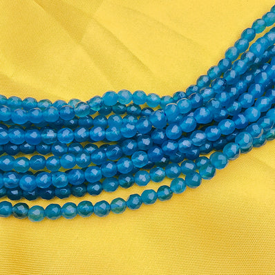 6 MM' PER LINE/STRANDS NATURAL BEADS, HOLE: 1MM; ABOUT 60~ 63PCS/LINE, 15 INCHES