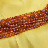 6 MM' PER LINE/STRANDS NATURAL BEADS, HOLE: 1MM; ABOUT 60~ 63PCS/LINE, 15 INCHES