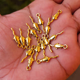 40 PIECES PACK' GOLD OXIDIZED MOUSE CHARMS' 23x7 MM USED DIY JEWELLERY MAKING