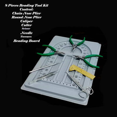 BEADING BOARD 8 PIECES TOOL KIT COMBO SOLD BY PER KIT