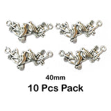 10 Pcs Pack, Approx Size 40 mm Size Bird and Animal Shape Charms Pendants